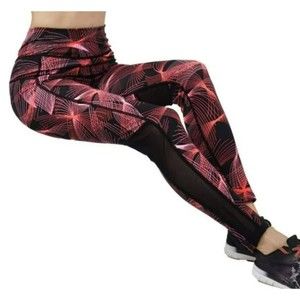 Yoga Pants Leggings with Mesh Cut Small